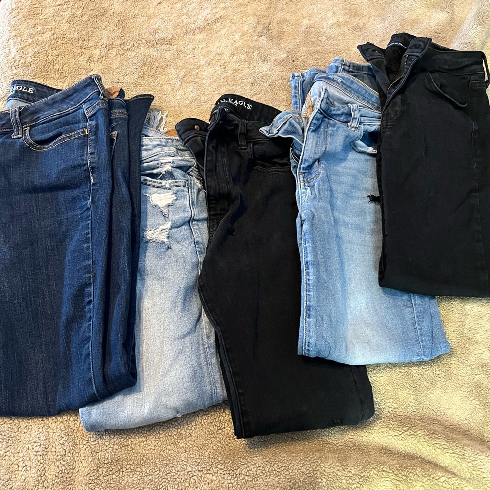 American Eagle Size 8 Jeggings Bundle!
